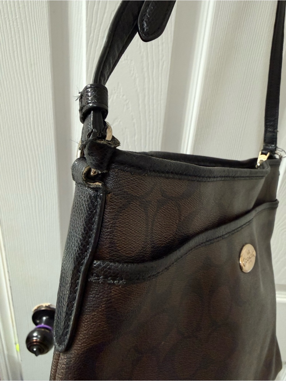 Coach Signature File Crossbody Bag - Picture 4 of 16